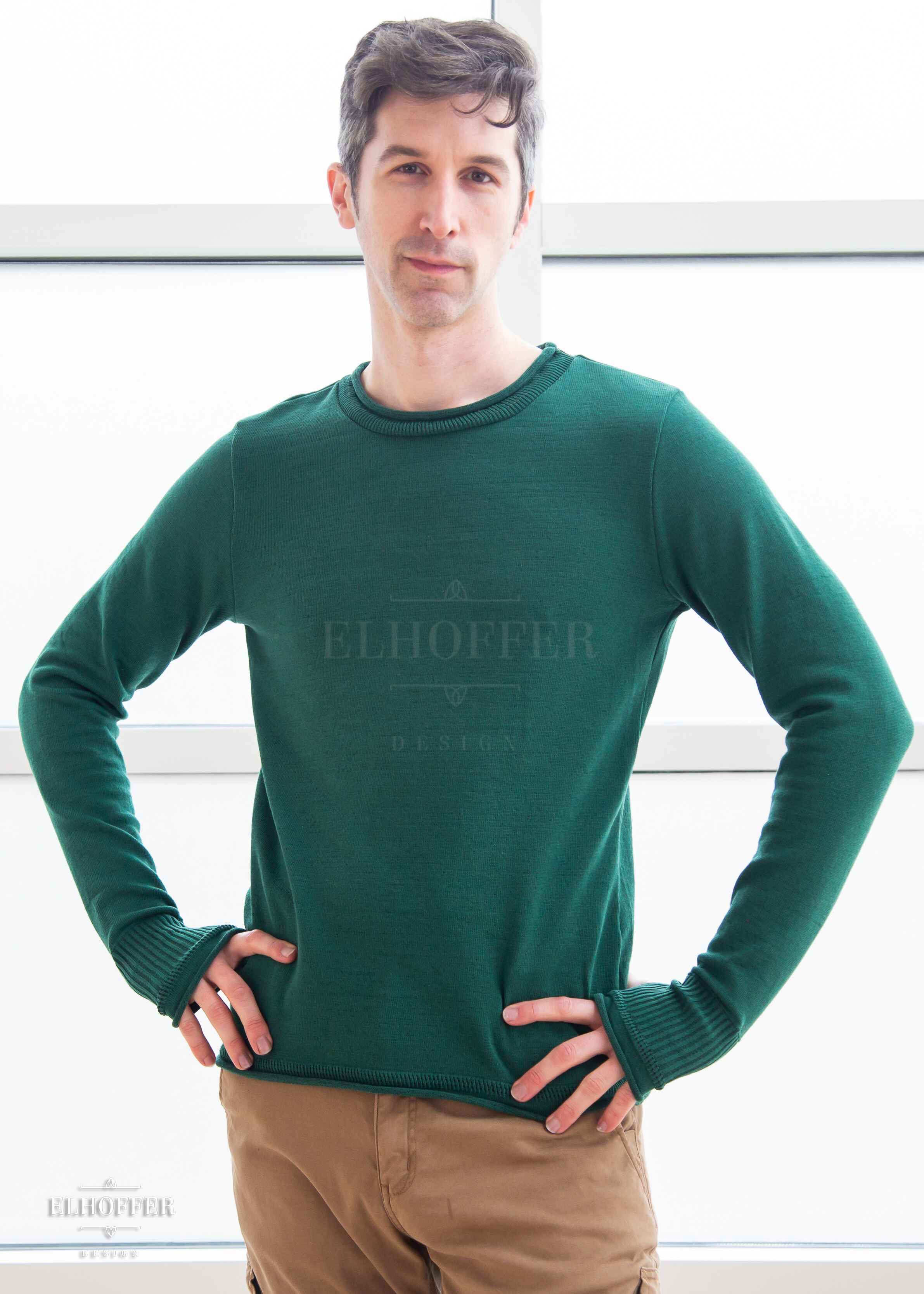 Essential Unisex Pullover Sweater - Elven Forest
