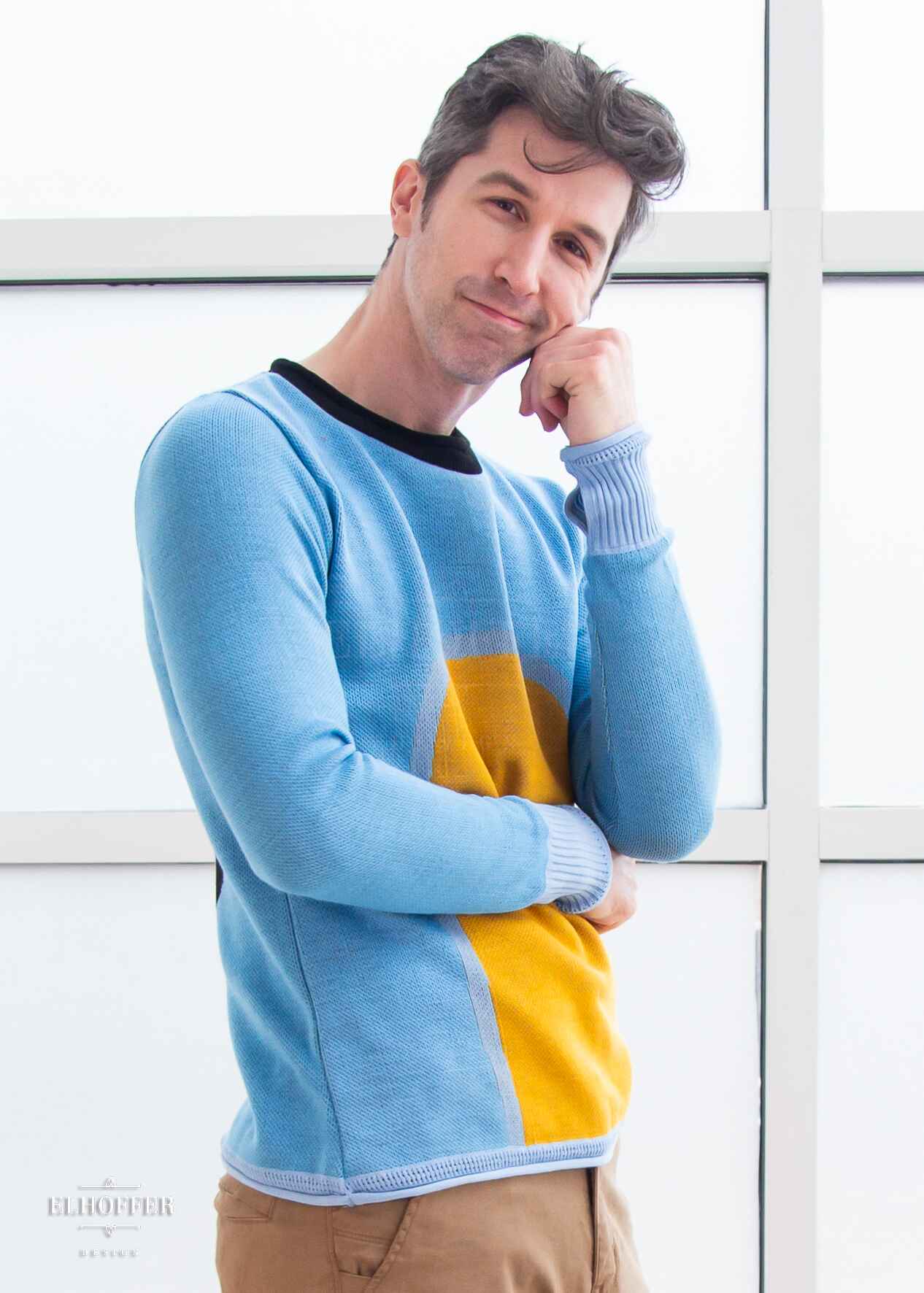 Starpuff Special - Blue Doggo Unisex Pullover Sweater