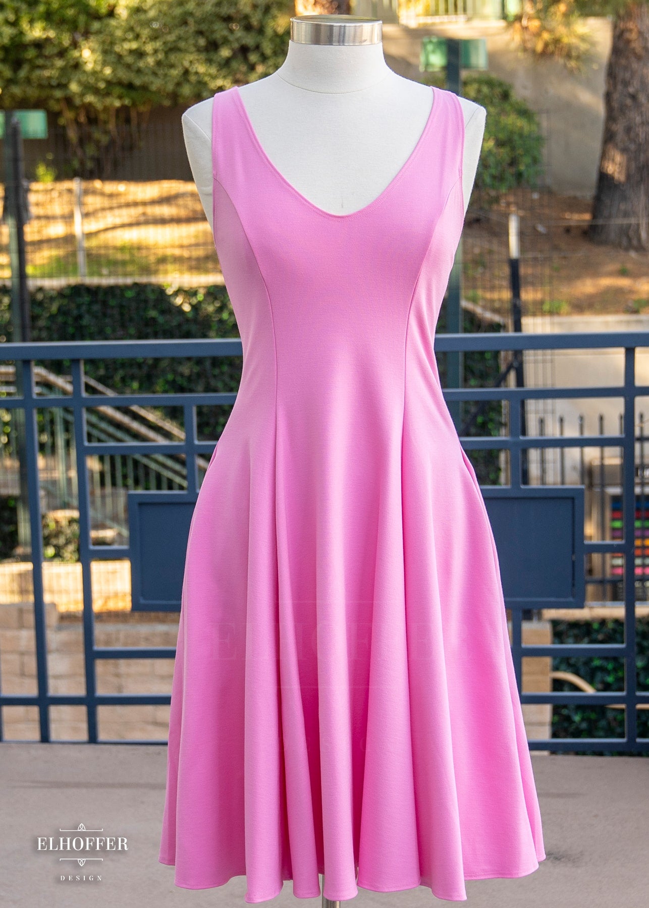 Starpuff Special - Essential Virgo Dress - Rose Pink Ponte