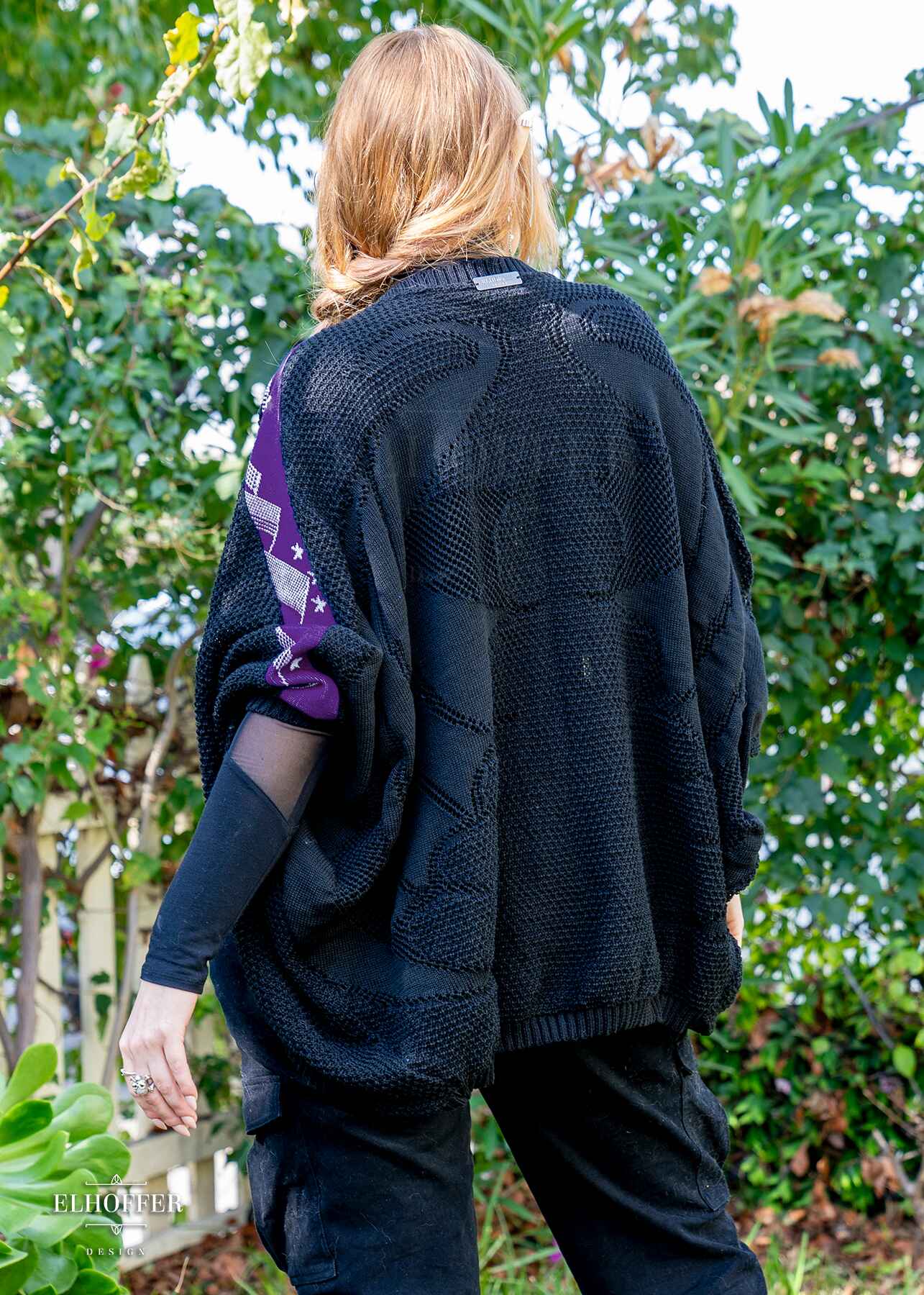 Fae of Night and Stars Dolman - Purple Afterglow