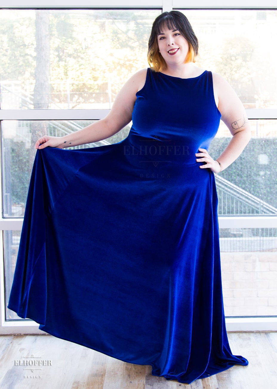 Sapphire blue maxi dress Clearance