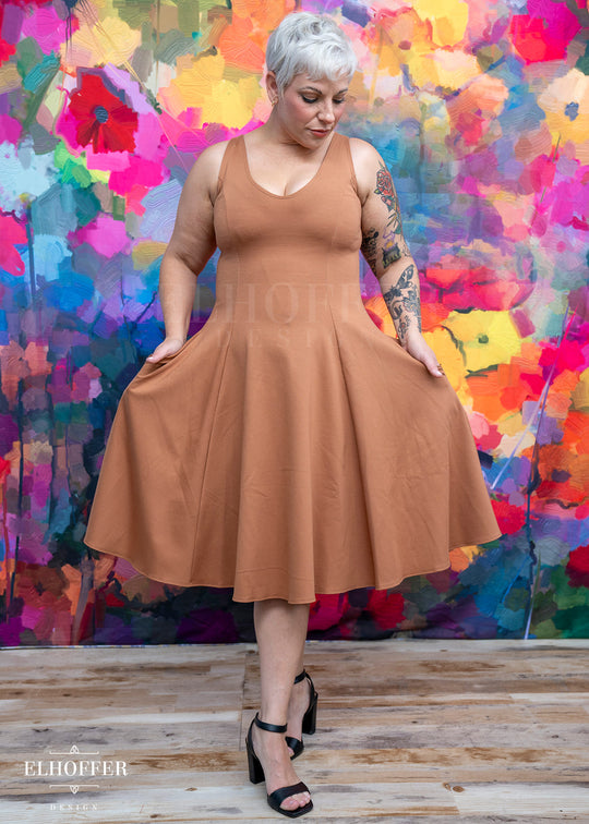 Essential Virgo Dress - Brown Sugar
