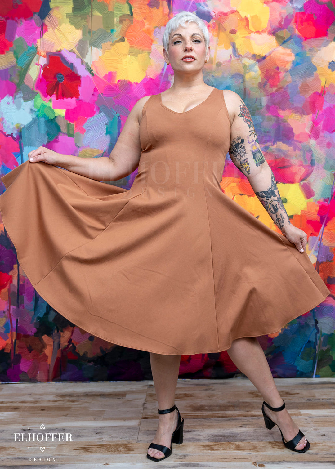 Essential Virgo Dress - Brown Sugar