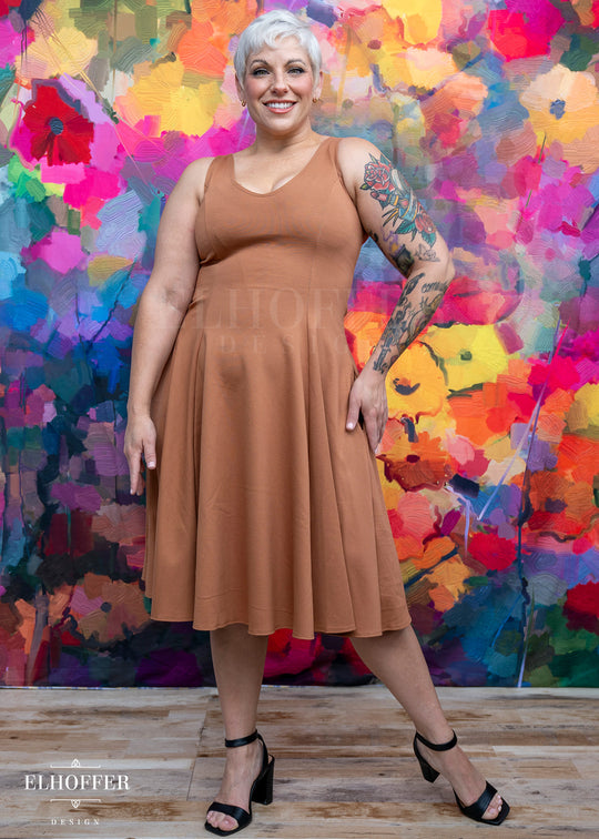 Essential Virgo Dress - Brown Sugar