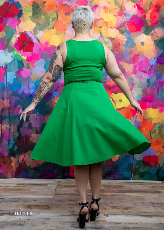 Essential Virgo Dress - Kelly Green Ponte