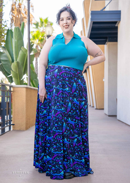 Essential Cindy Maxi Skirt - Twilight Catty Witch