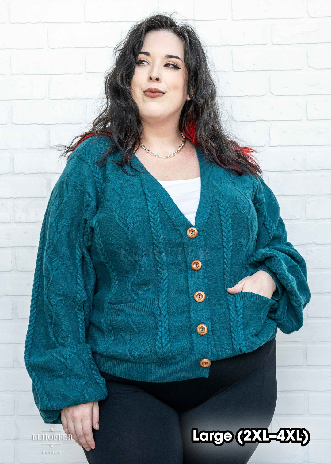 Elevensies Oversize Cardi - Lake Town Teal