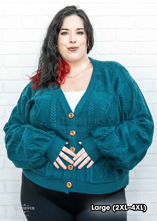 Elevensies Oversize Cardi - Lake Town Teal