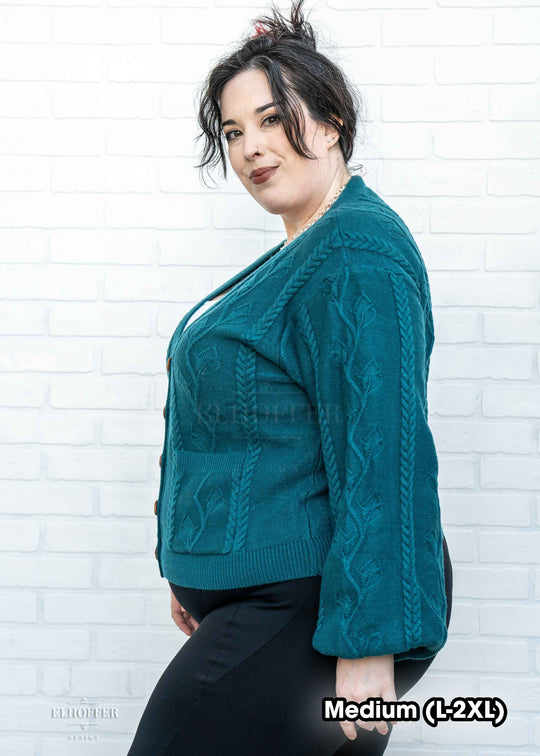 Elevensies Oversize Cardi - Lake Town Teal