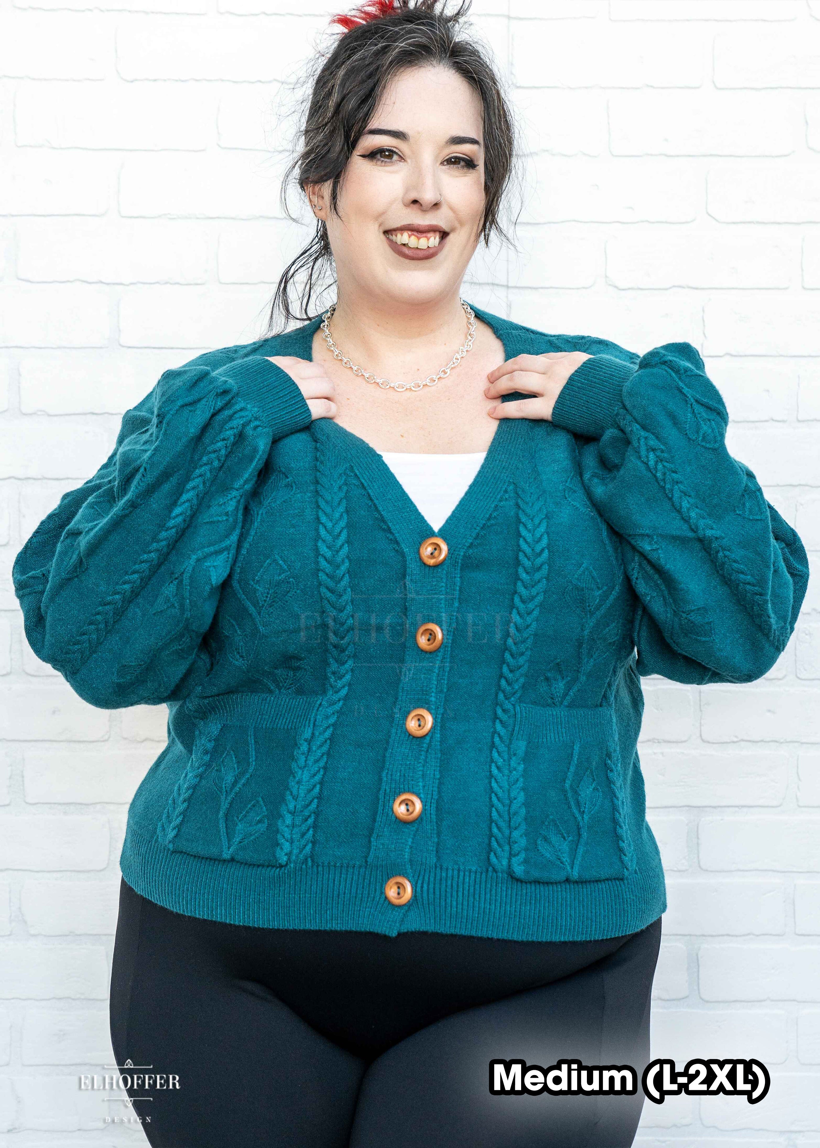 Elevensies Oversize Cardi - Lake Town Teal