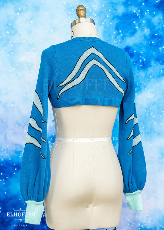 Blue Tiger Capricorn Crew Crop