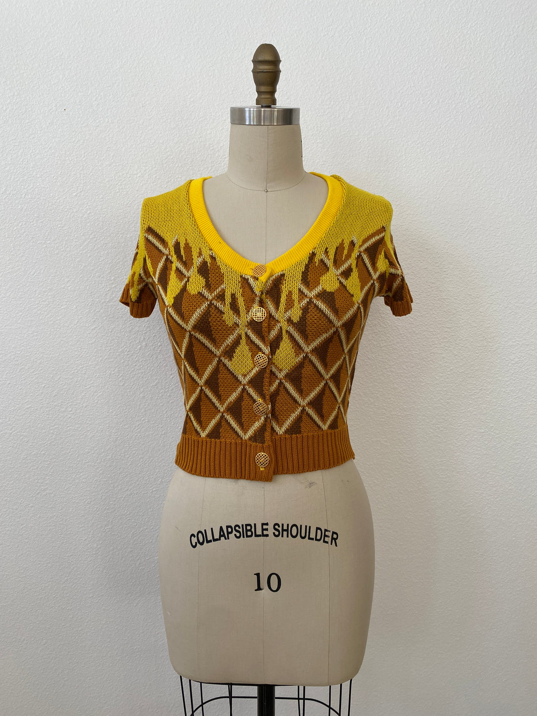 Archive Sale | Buttered Waffle Cardigan - S