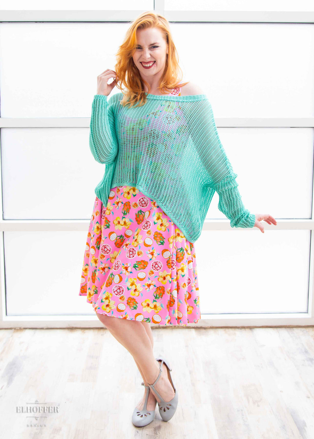 Essential Delirium Oversize Crop - Mint