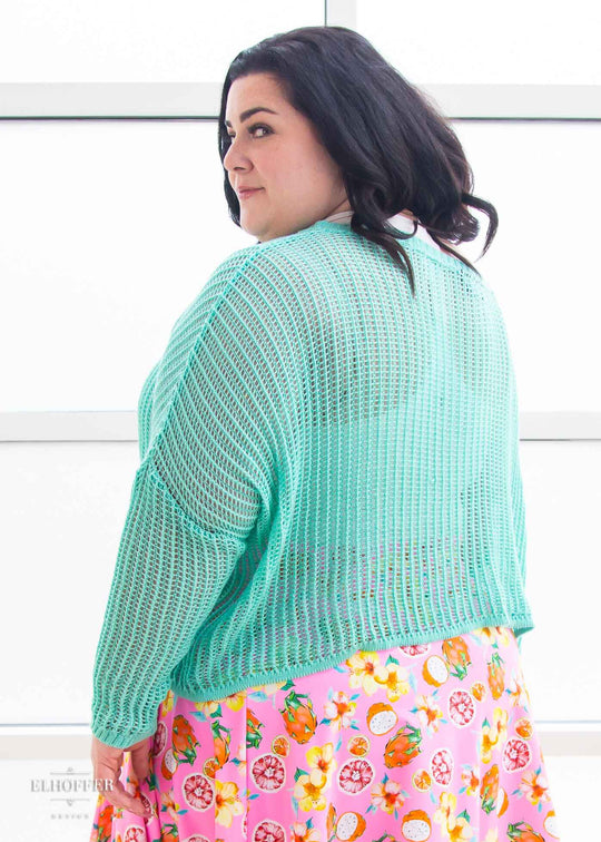 Essential Delirium Oversize Crop - Mint