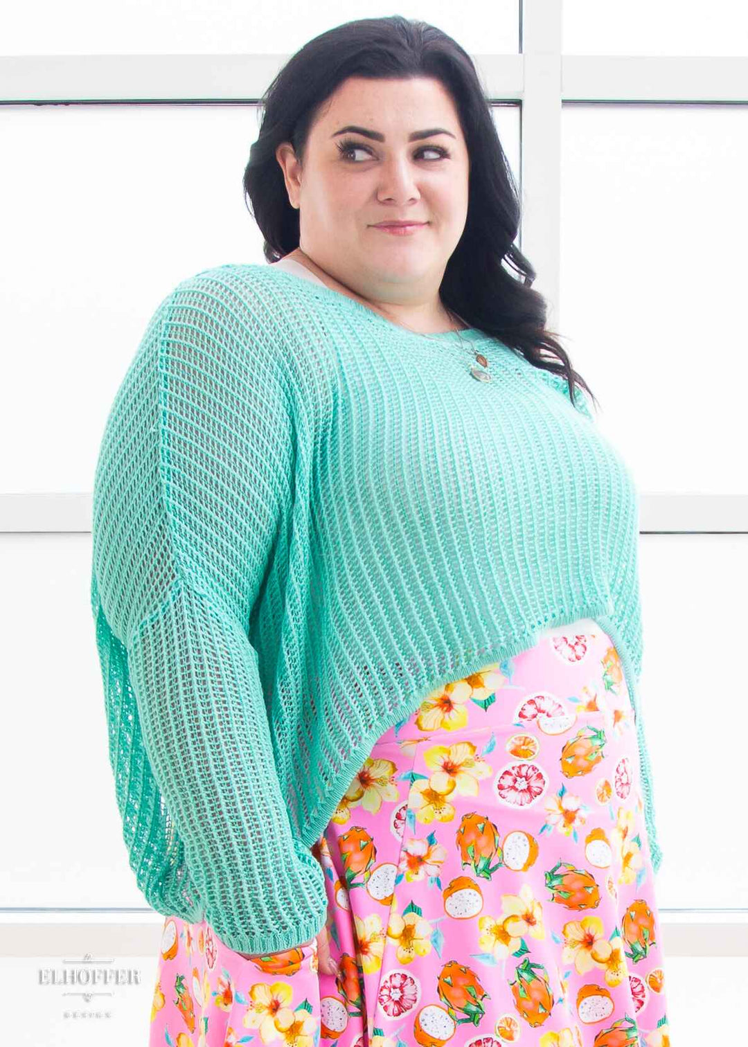 Essential Delirium Oversize Crop - Mint