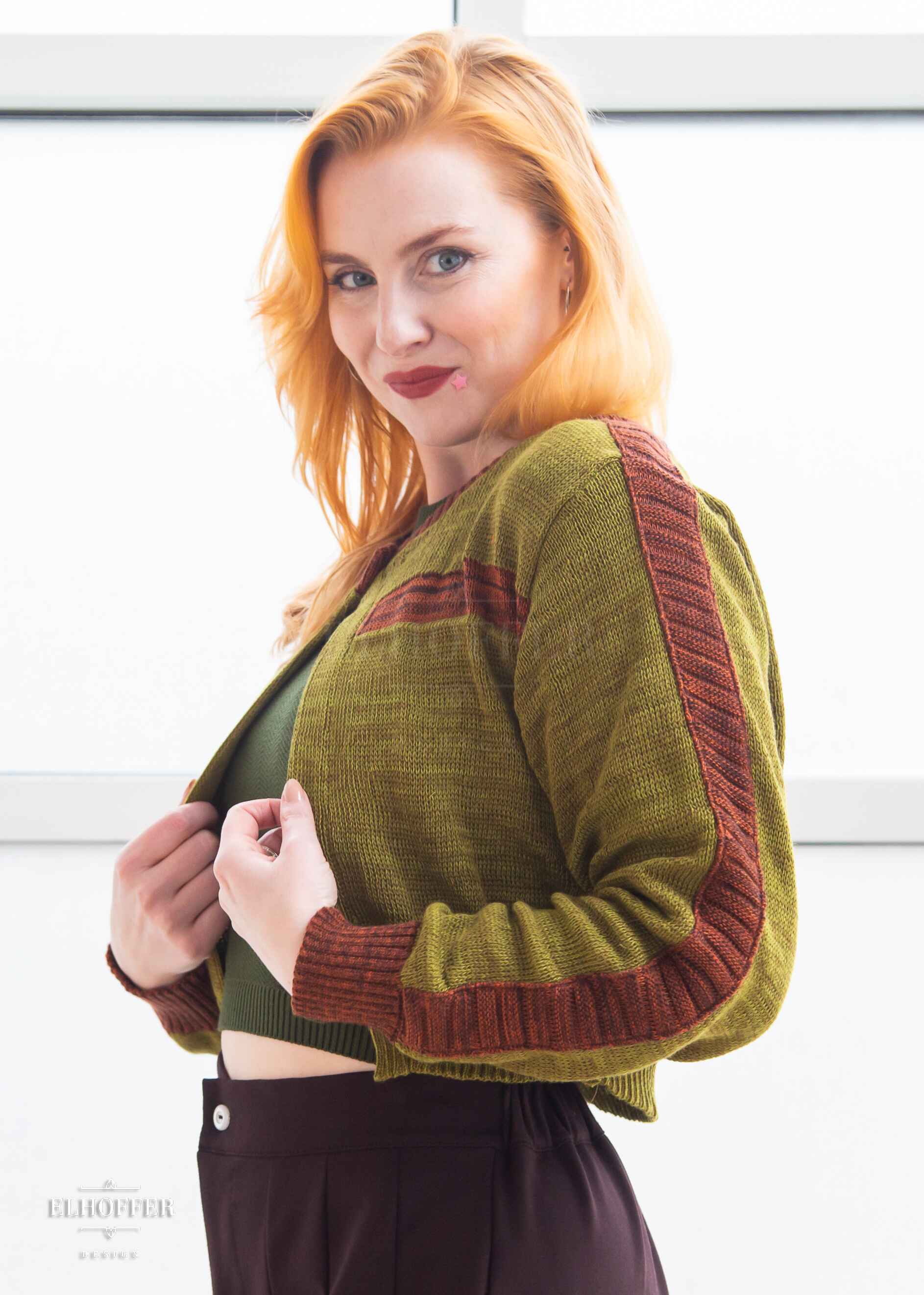 PREORDER - Galactic Outpost Cropped Cardigan