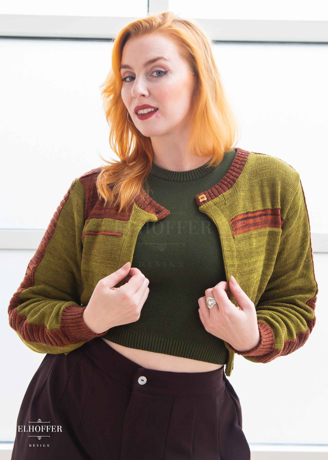 Galactic Outpost Cropped Cardigan