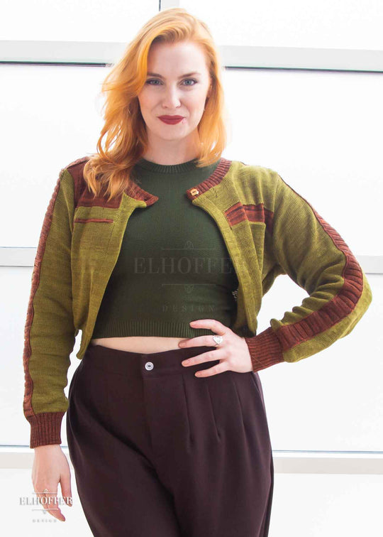 Galactic Outpost Cropped Cardigan