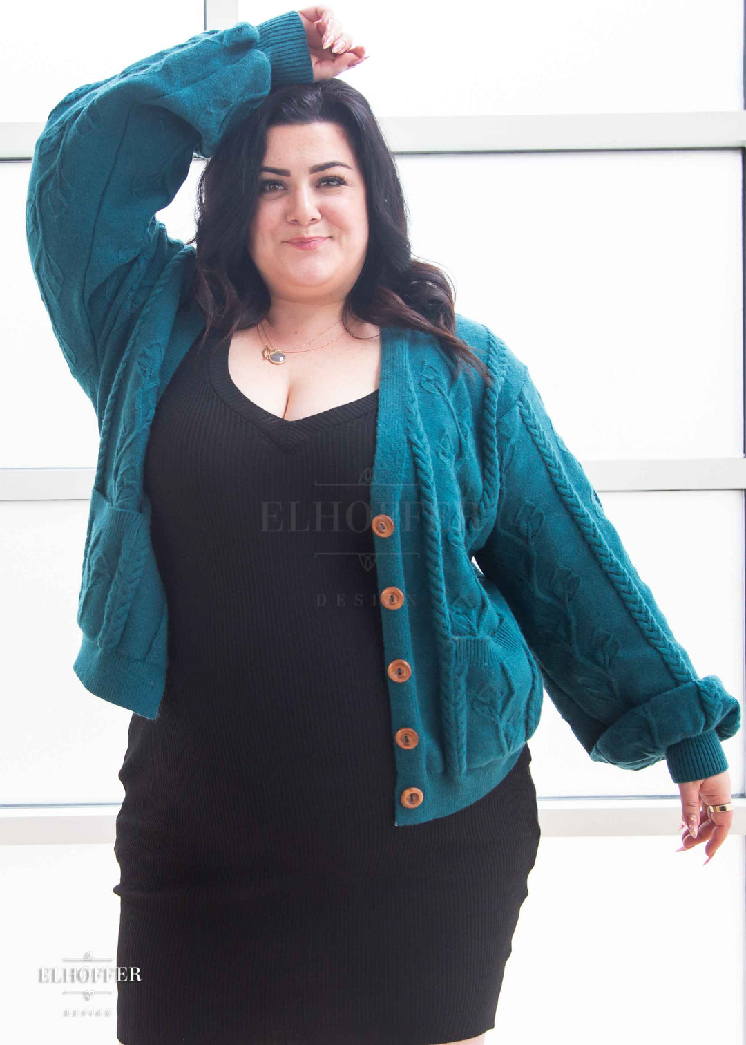 Elevensies Oversize Cardi - Lake Town Teal