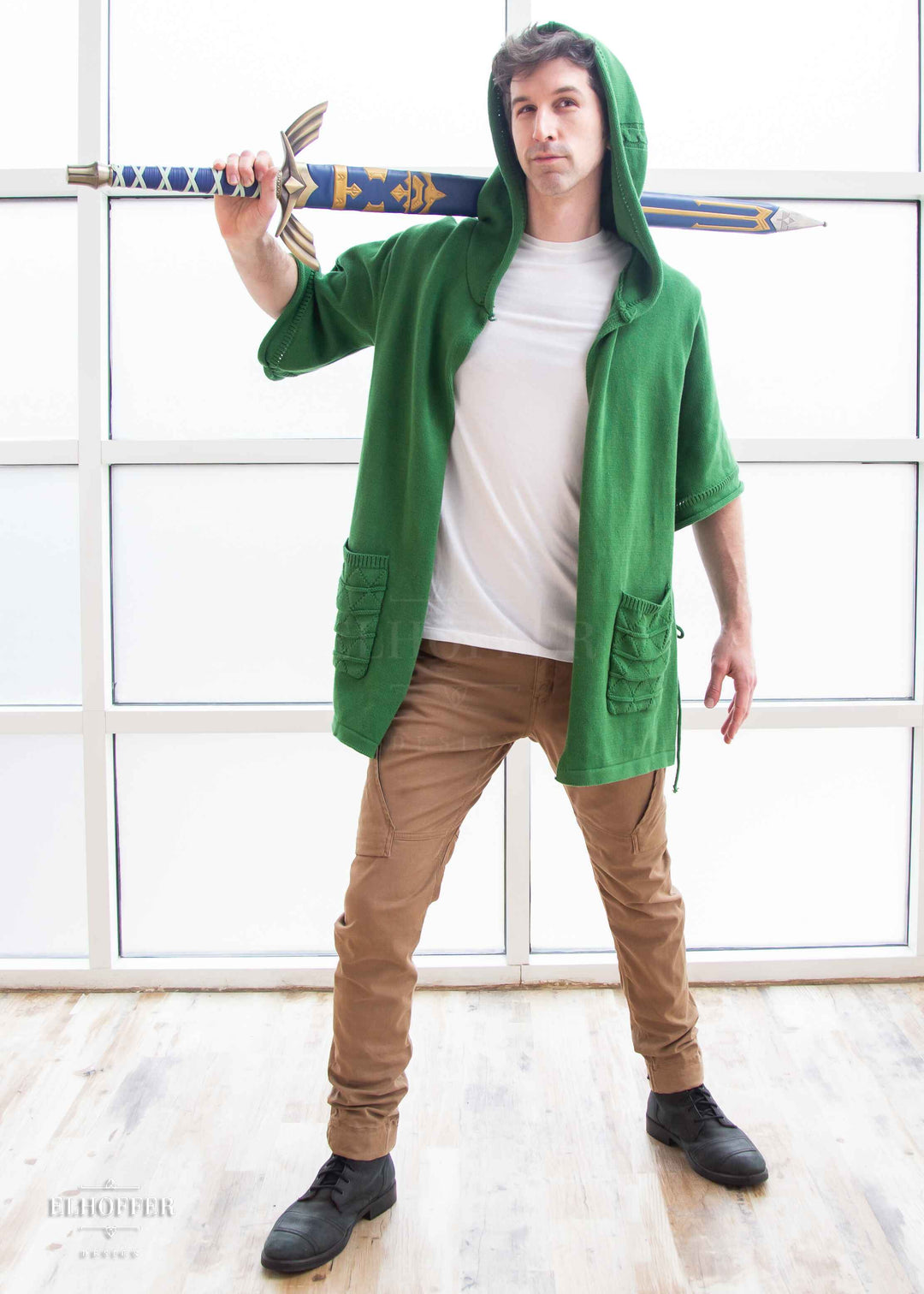 Hero of Time Unisex Hooded Cardigan