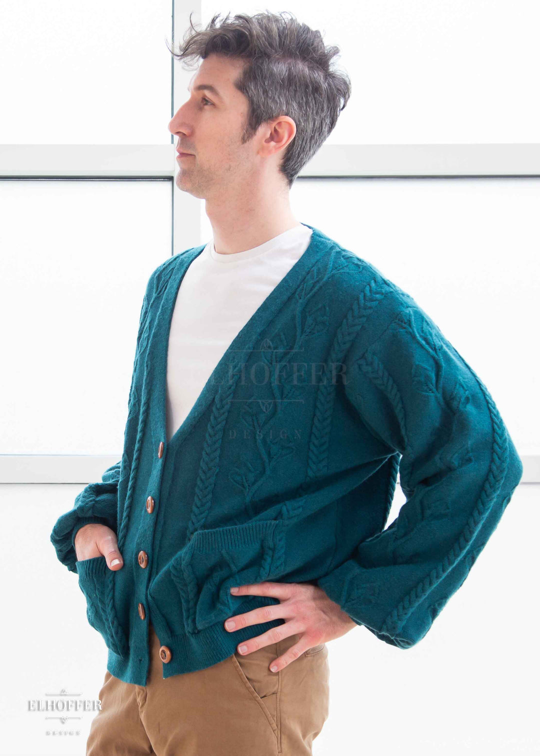 Elevensies Oversize Cardi - Lake Town Teal