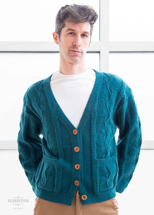 Elevensies Oversize Cardi - Lake Town Teal