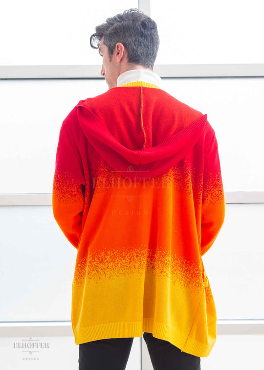 Galactic Sunset Ombre Longline Cardigan