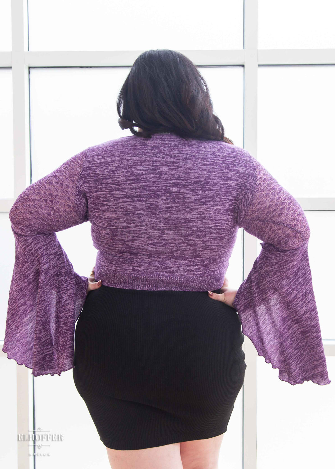 Elven Coronation Cardigan - Woodland Purple