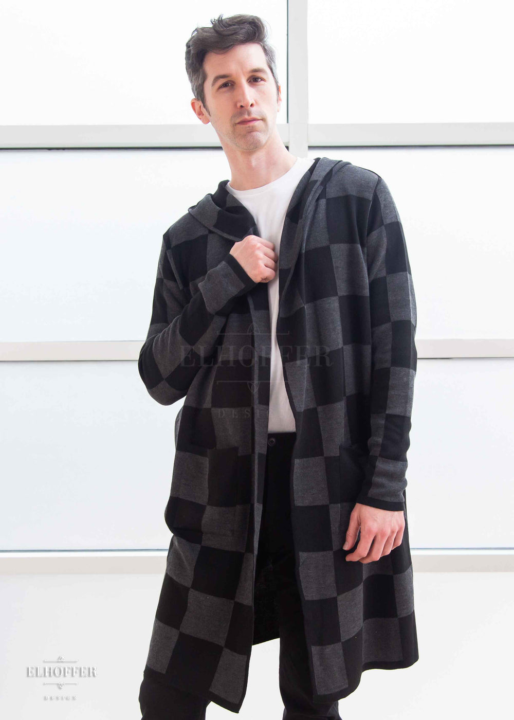 Sun Brother Unisex Duster Cardigan - Manga Grey Cardigan