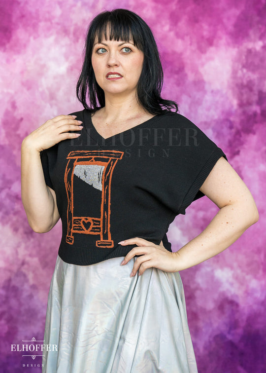 French Haircut Cropped Boxy Vest