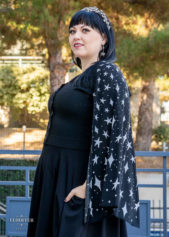 PREORDER - Scattered Stars Cape Sleeve Cardigan