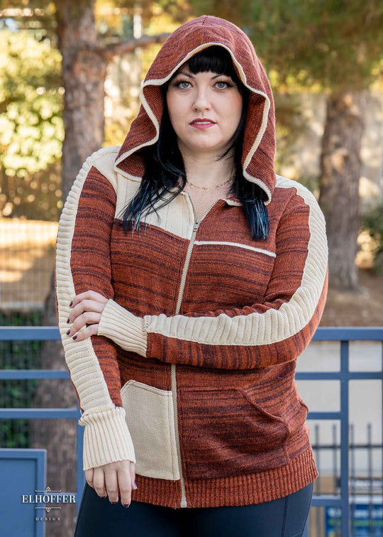 Galactic Outpost Unisex Hoodie - Rebellion Rust