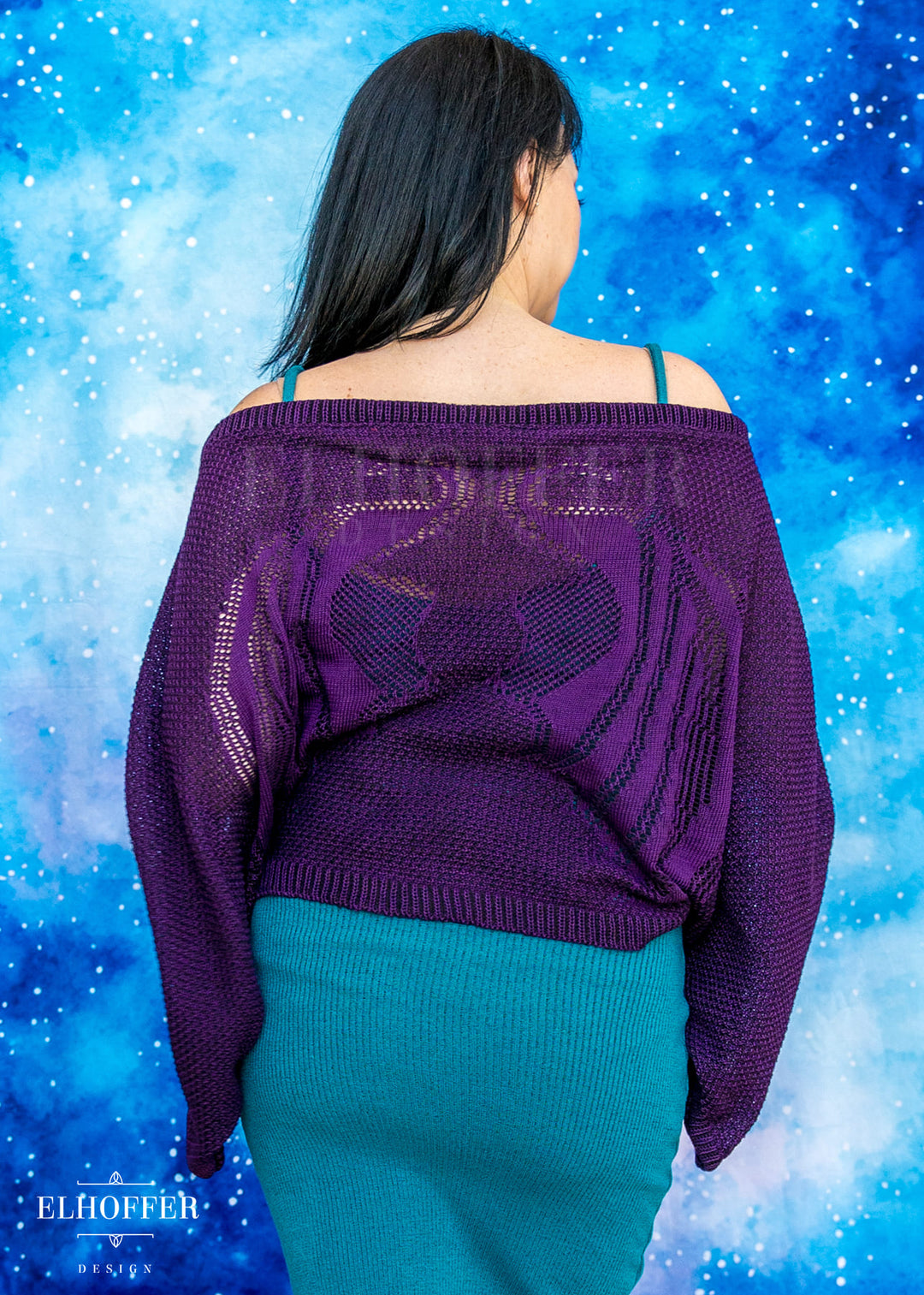 Essential Endora Cape Top - Dragon Wing Sinister Purple