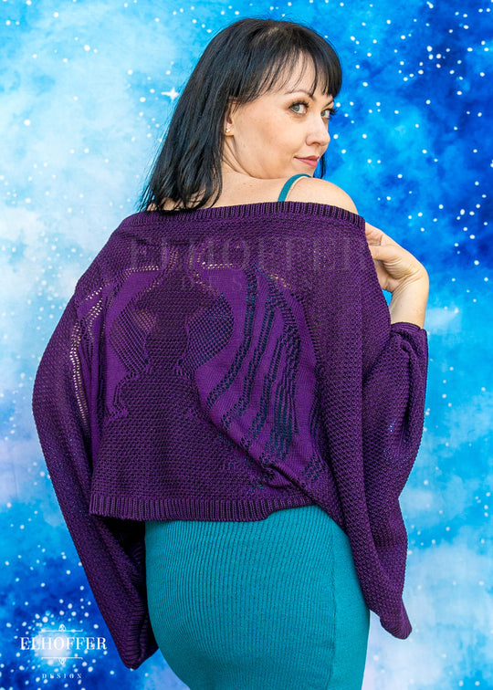 Essential Endora Cape Top - Dragon Wing Sinister Purple