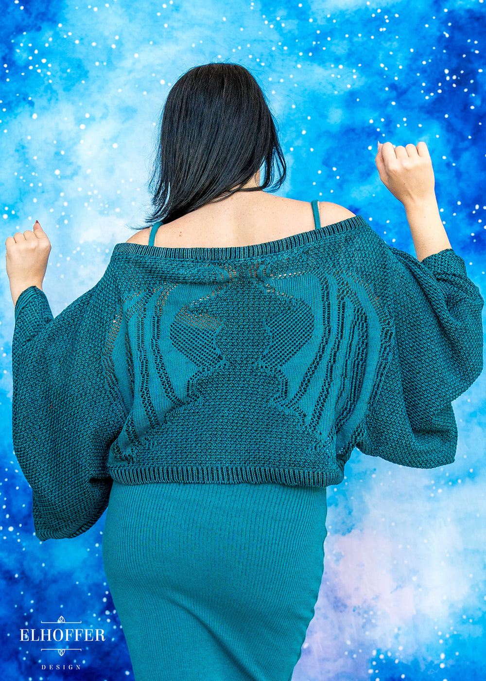 PREORDER - Essential Endora Cape Top - Dragon Wing Runic Teal - Choose Your Own Adventure