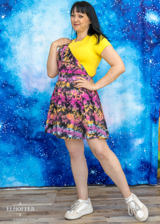 Essential Dorothy Pinafore - Rainbow Digital Galaxy