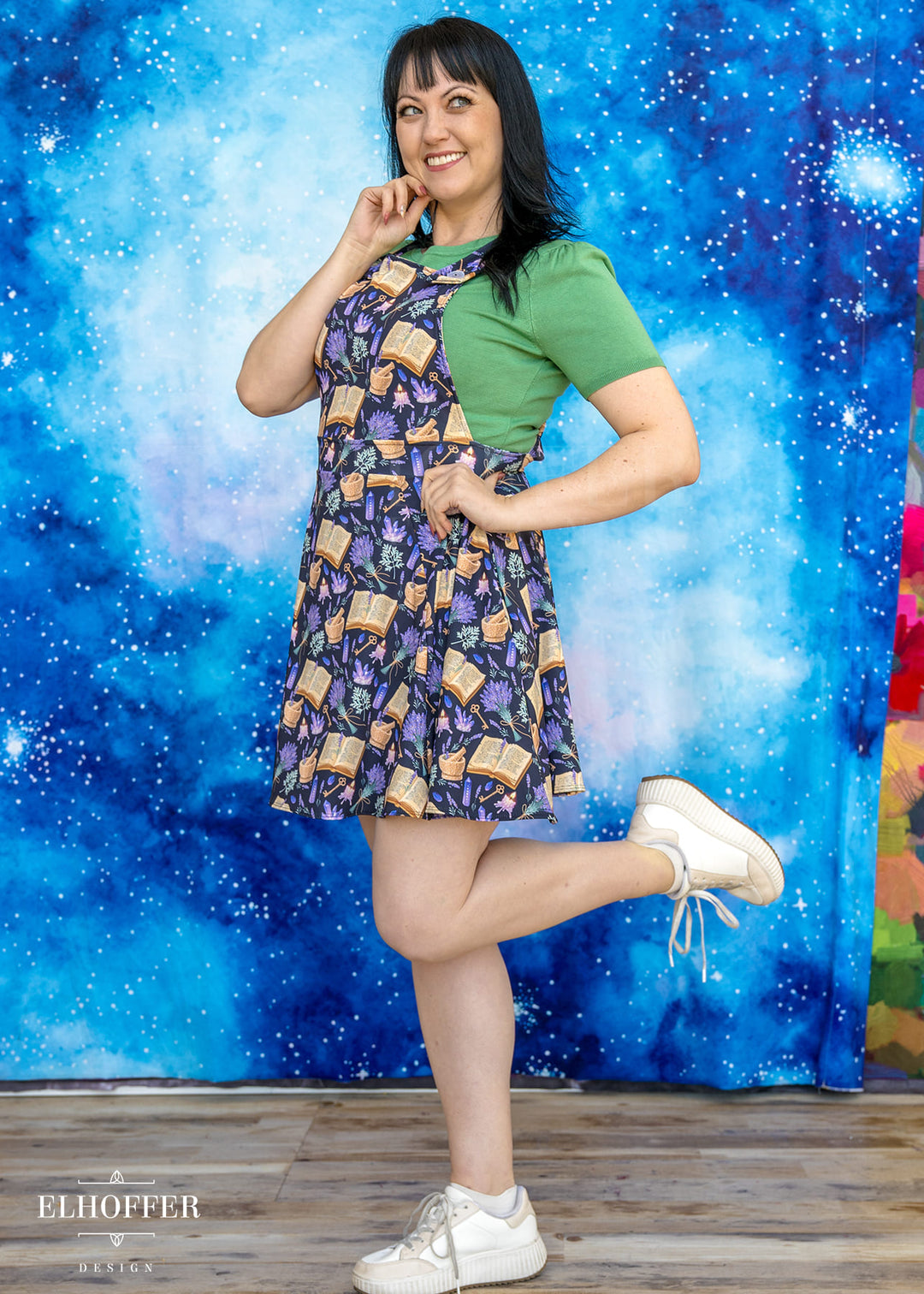 Essential Dorothy Pinafore - Lavender Spellcaster