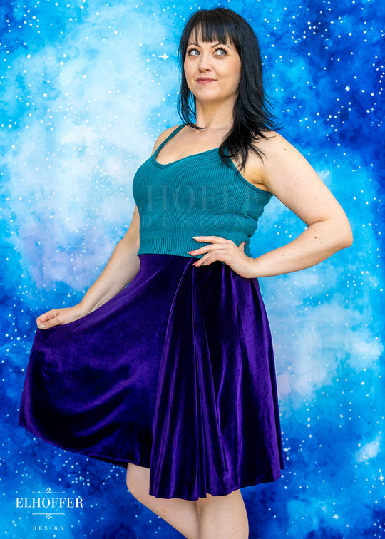 PREORDER - Essential Kitty Cami Crop - Runic Teal - Choose Your Own Adventure