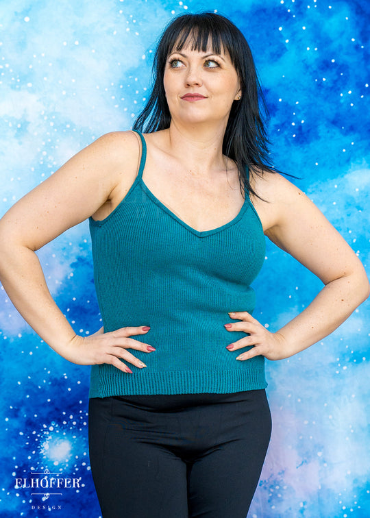 PREORDER - Essential Kitty Cami Shell - Runic Teal - Choose Your Own Adventure