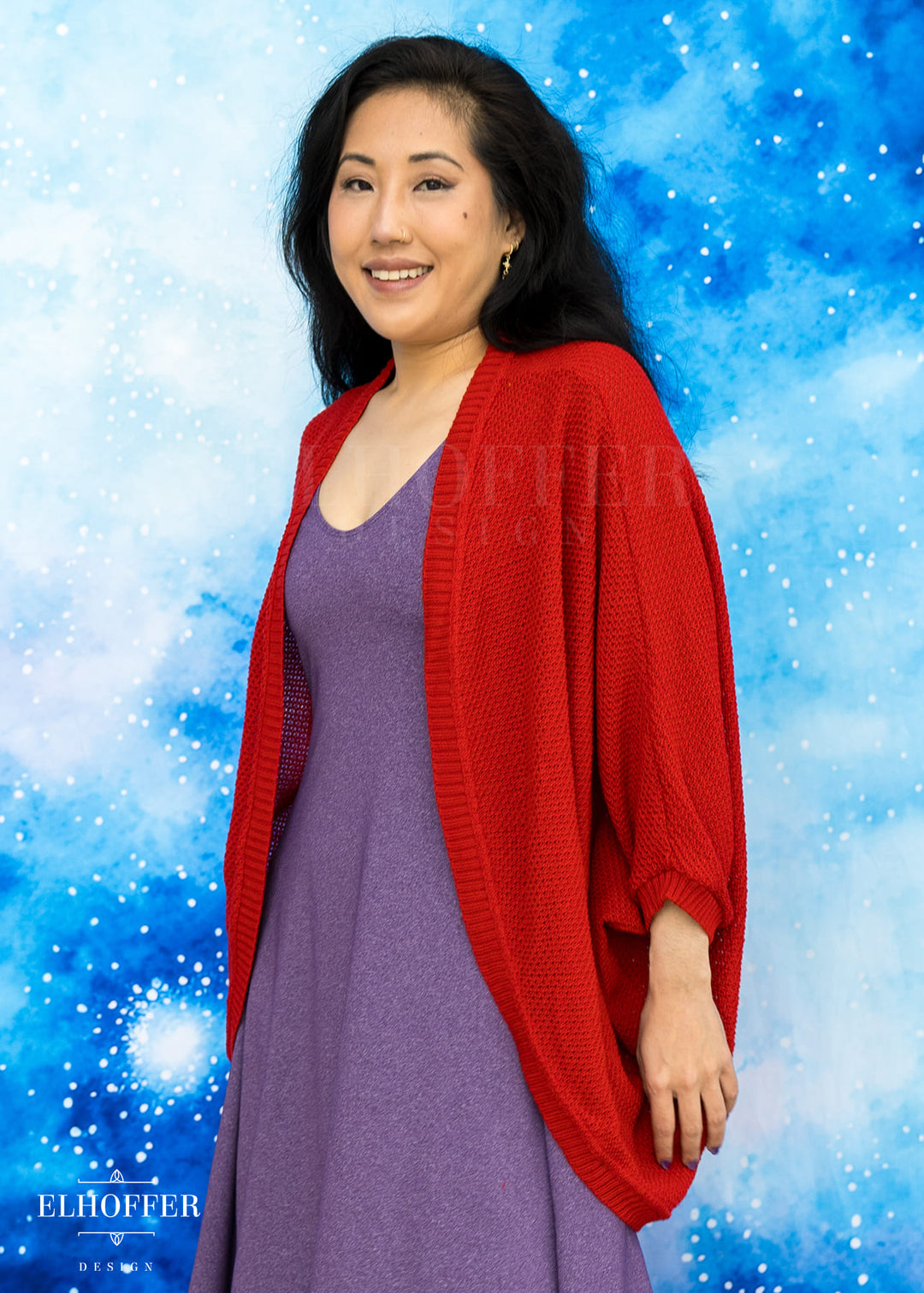 Essential Knit Dolman - All Too Red