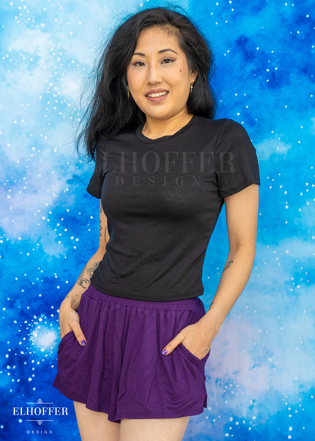 Essential Cozy Lounge Short - Deception Purple