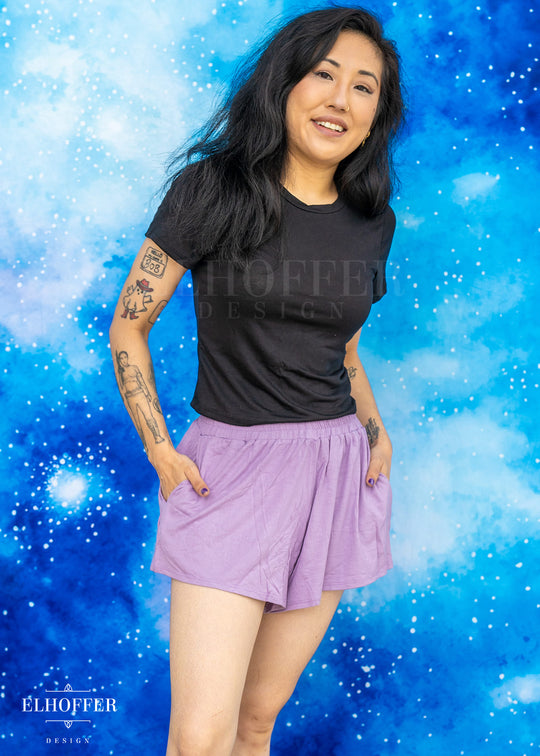 Essential Cozy Lounge Short - Lilac