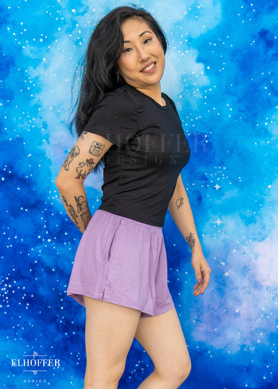 Essential Cozy Lounge Short - Lilac