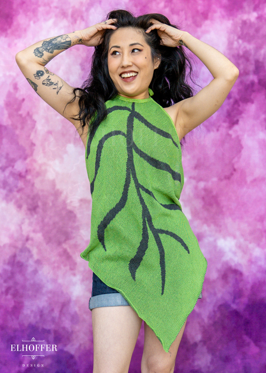 PREORDER - Essential Leaf Handkerchief Top - Choose Your Own Adventure