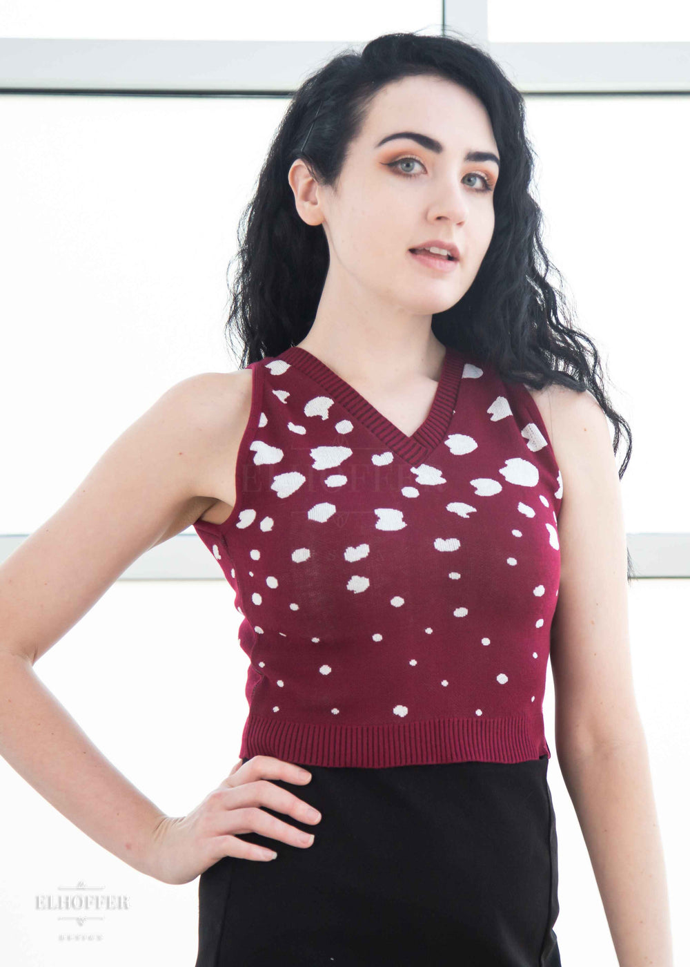 Essential Cher Crop Top - Forest Mushroom Top