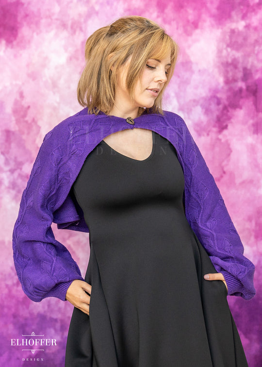 PREORDER - Elevensies Rosie Shrug - Moonrise Purple