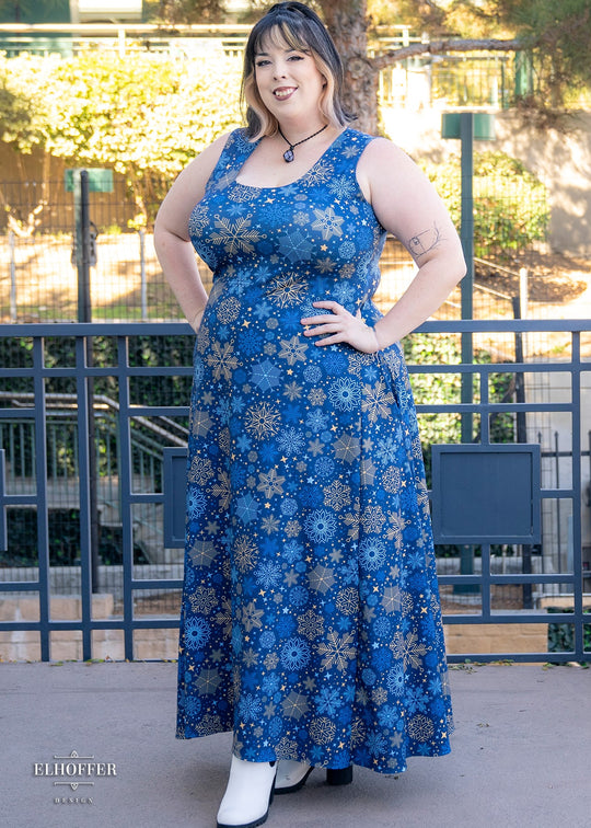 Essential Maxi Dress - Snowflakes