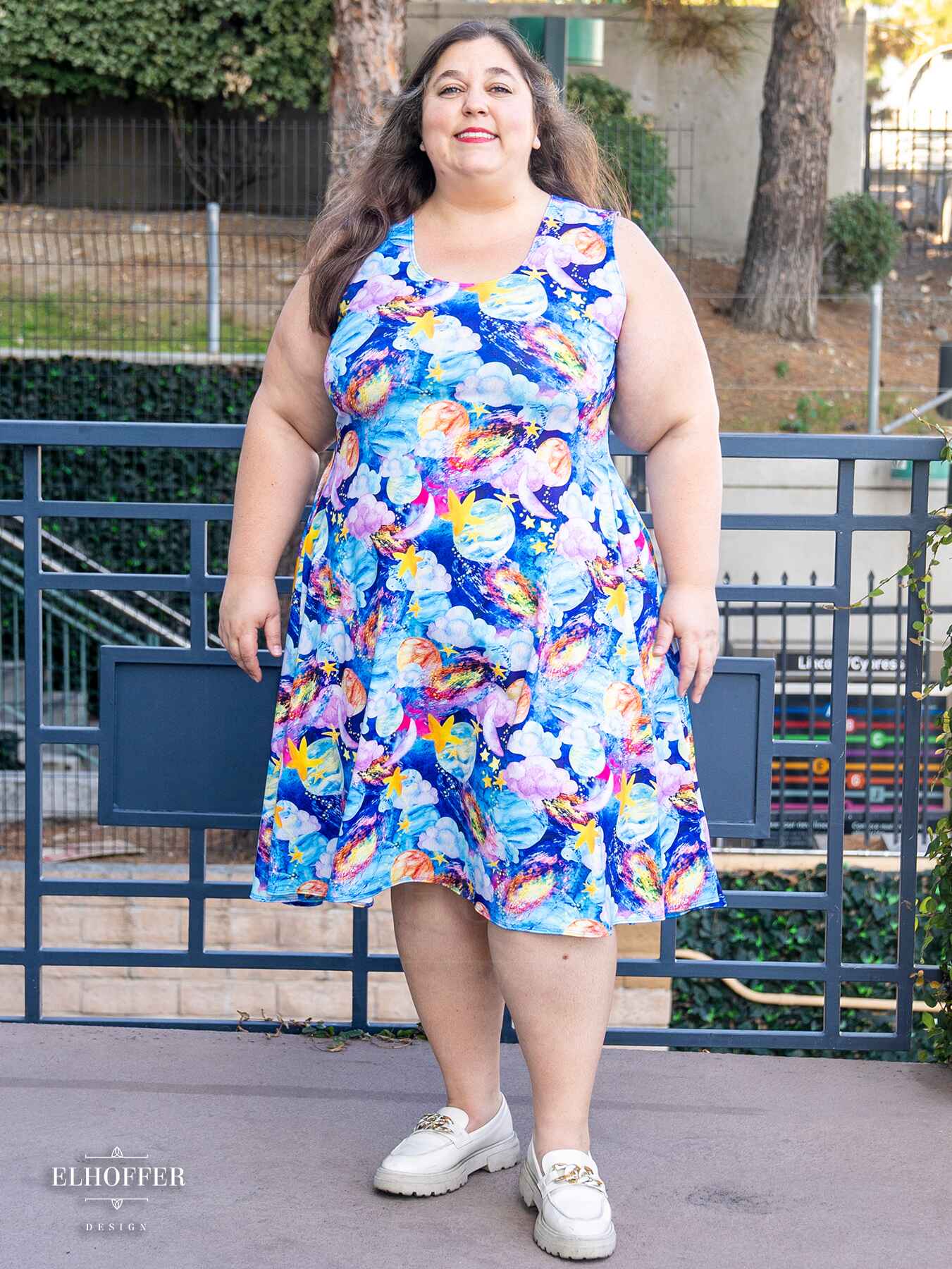 Essential Knee Length Dress - Frizzle's Galaxy