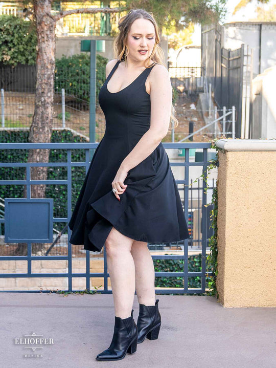 Essential Virgo Dress - Black Ponte