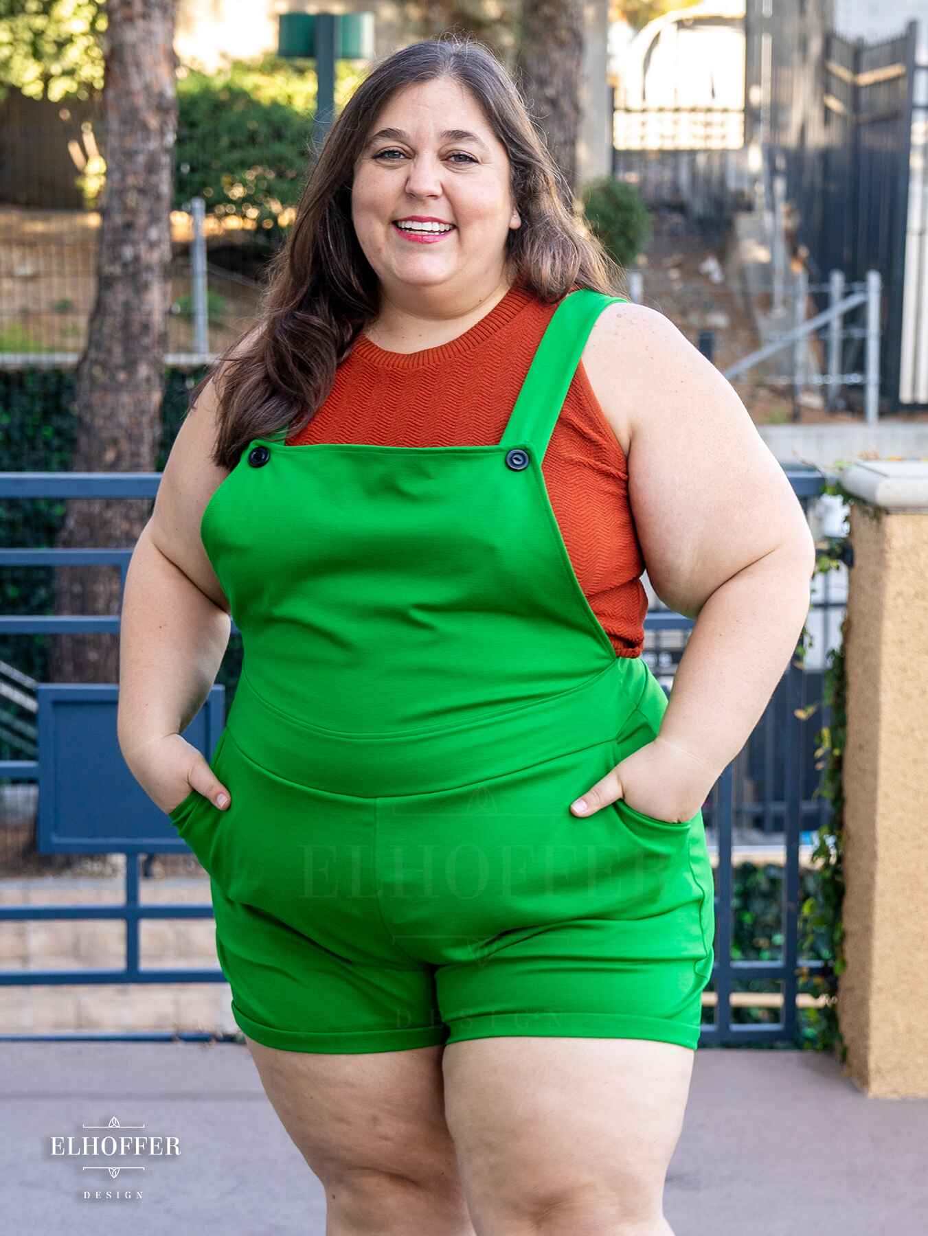 Essential Taurus Overalls - Kelly Green Ponte Bottoms